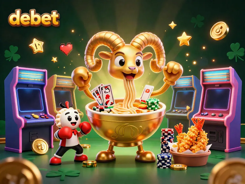 Deal cards and stack chips with Debet's engaging casino characters in a vibrant gaming atmosphere.