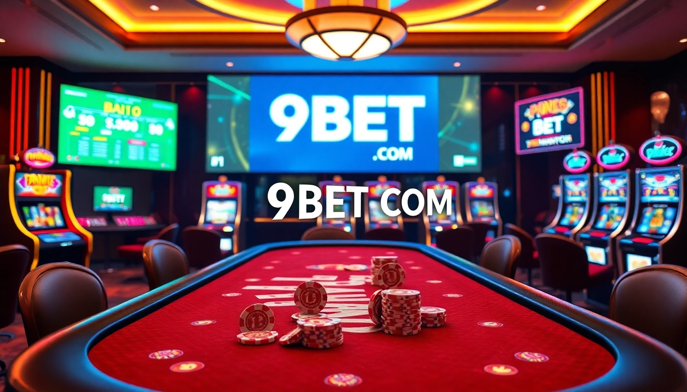 Experience thrilling online gambling with 9BET COM at a luxurious casino table