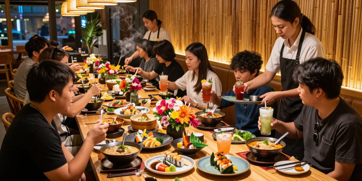 Link Red88 dining experience showcasing vibrant Asian fusion dishes and inviting atmosphere