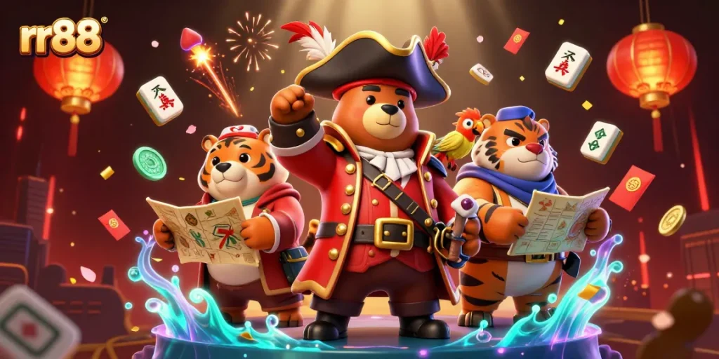 Experience the excitement of rr88 through an engaging 3D casino adventure with vibrant characters and captivating game elements.