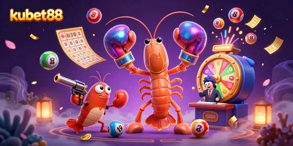 Join the excitement at kubet88 with lively gambling elements and colorful lottery balls