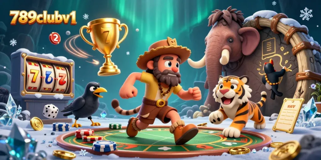 Join the excitement at 789clubv1 as skilled characters showcase thrilling gaming action with eye-catching casino elements.
